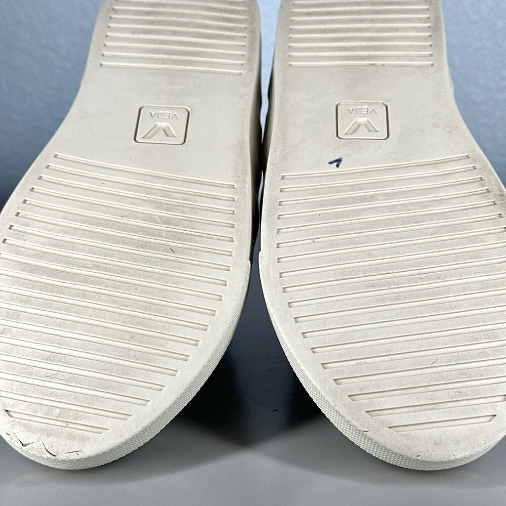 Veja Small V-10 Mid Sneakers Leather Toddler US 2 EU 33 White Pink - Picture 14 of 15